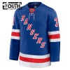 Lapsille NHL New York Rangers Pelipaita Fanatics Premium Igor Shesterkin 2024-25 koti Sininen